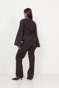 Katia High Rise Wide Jeans - Brown Wash