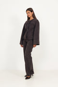 Katia High Rise Wide Jeans - Brown Wash