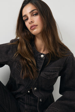 Katia High Rise Wide Jeans - Brown Wash