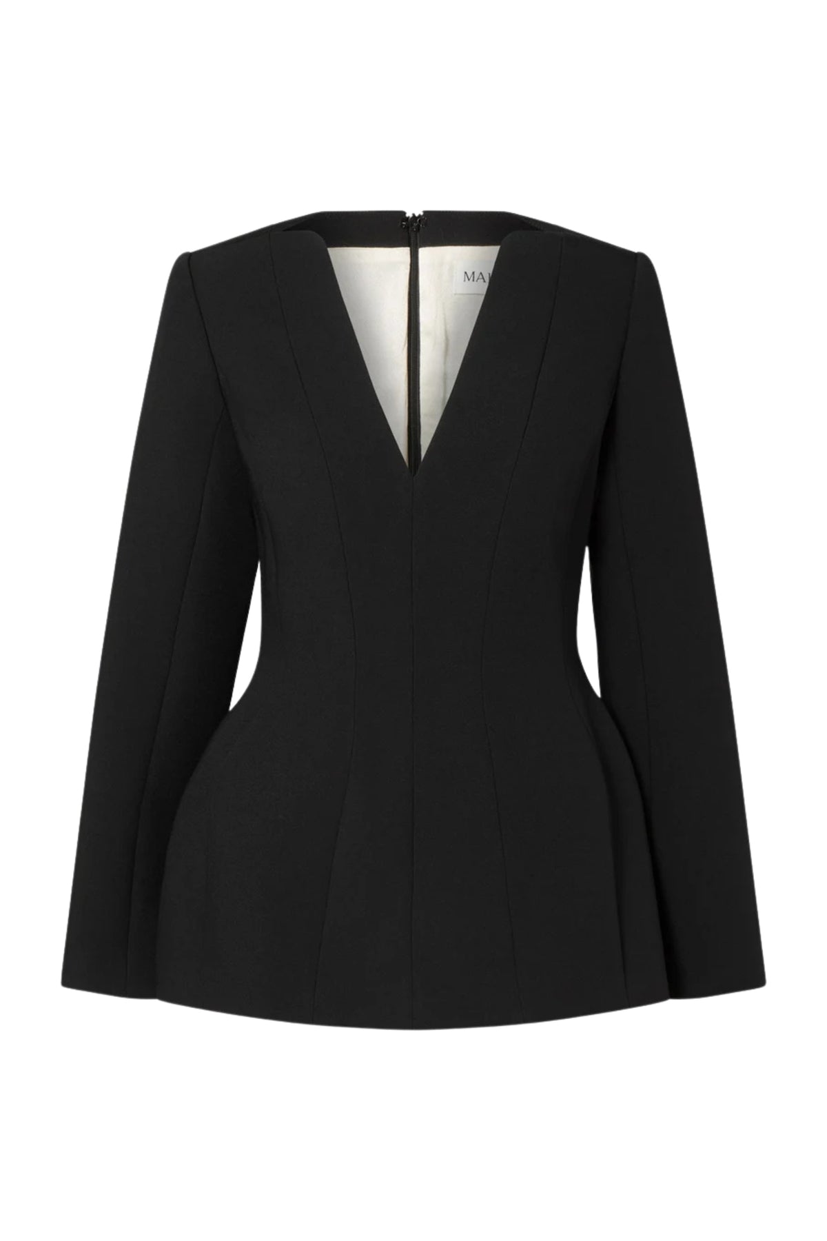 Ninni Cut-Out Shoulder Hourglass Top - Black