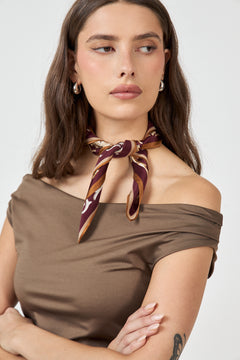 Bonita Scarf - Wine