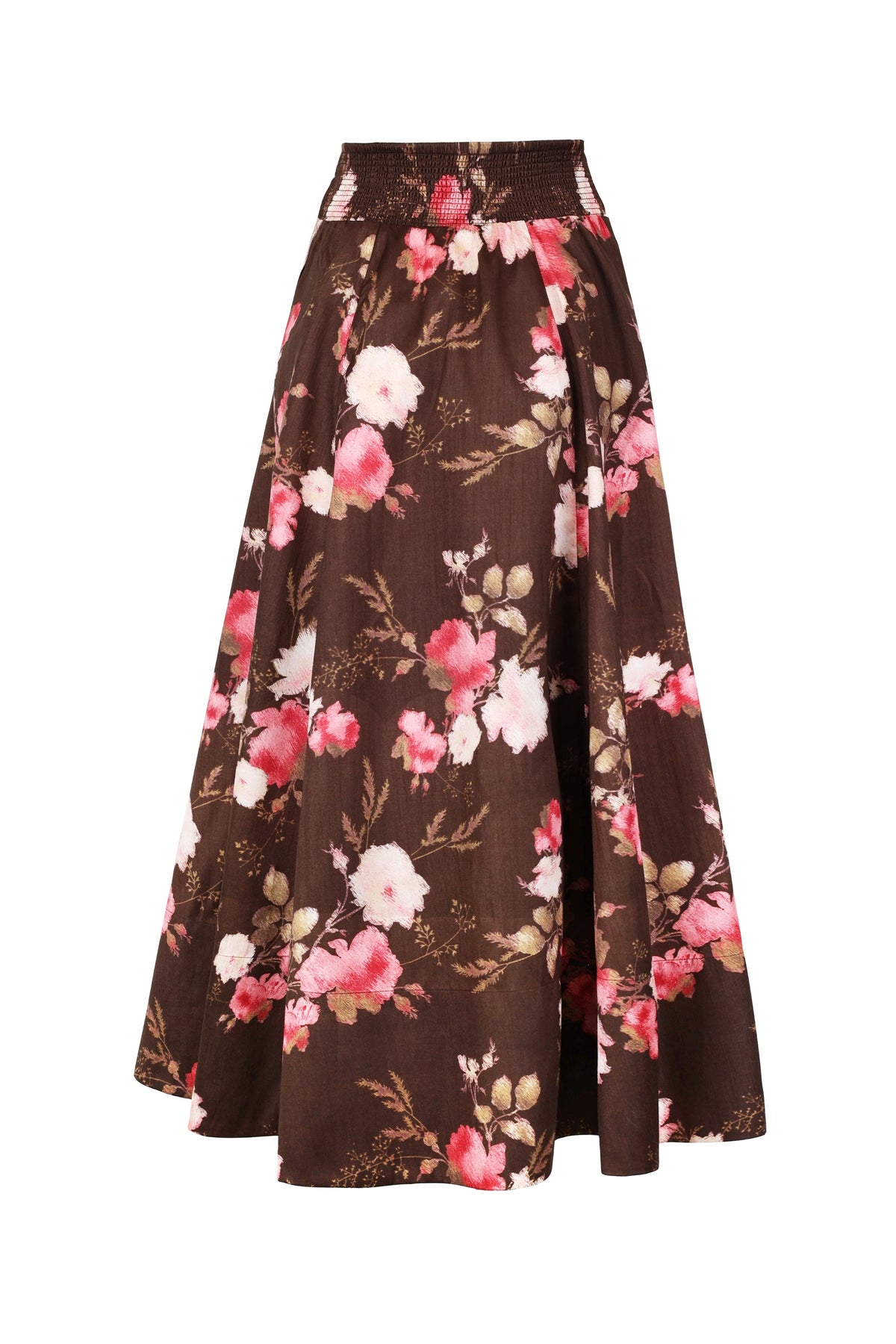 Taffeta Maxi Skirt - Soft Bloom