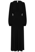 Viscose Maxi Dress - Black