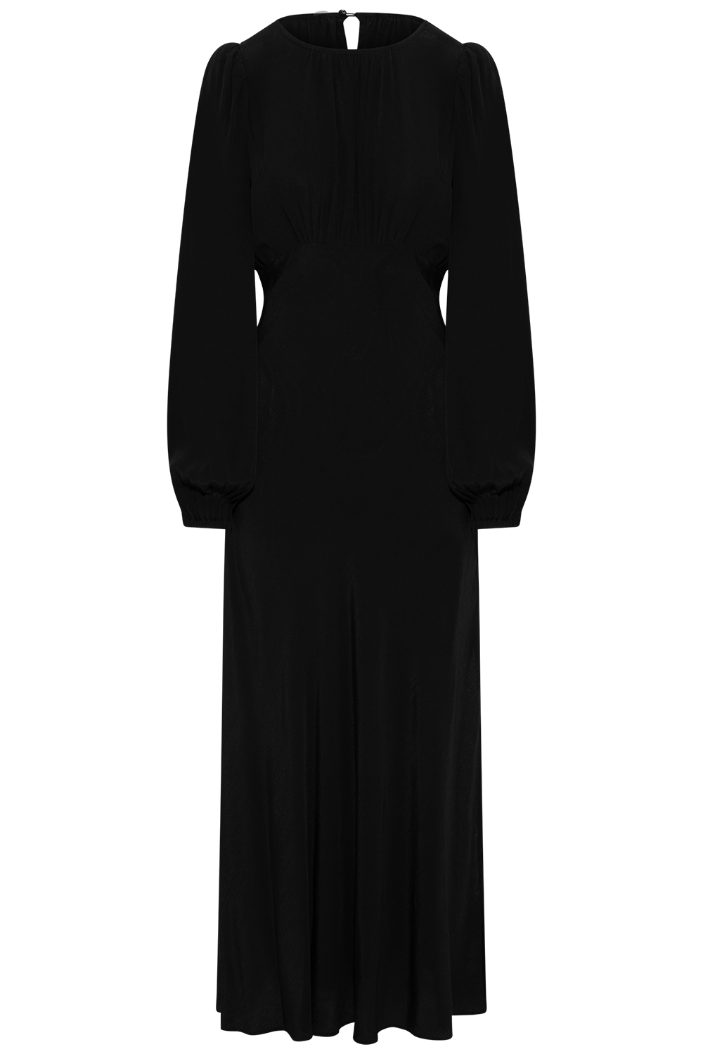 Viscose Maxi Dress - Black