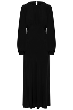 Viscose Maxi Dress - Black