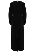 Viscose Maxi Dress - Black