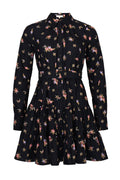 Winter Cotton Shift Dress - Petite Flowers