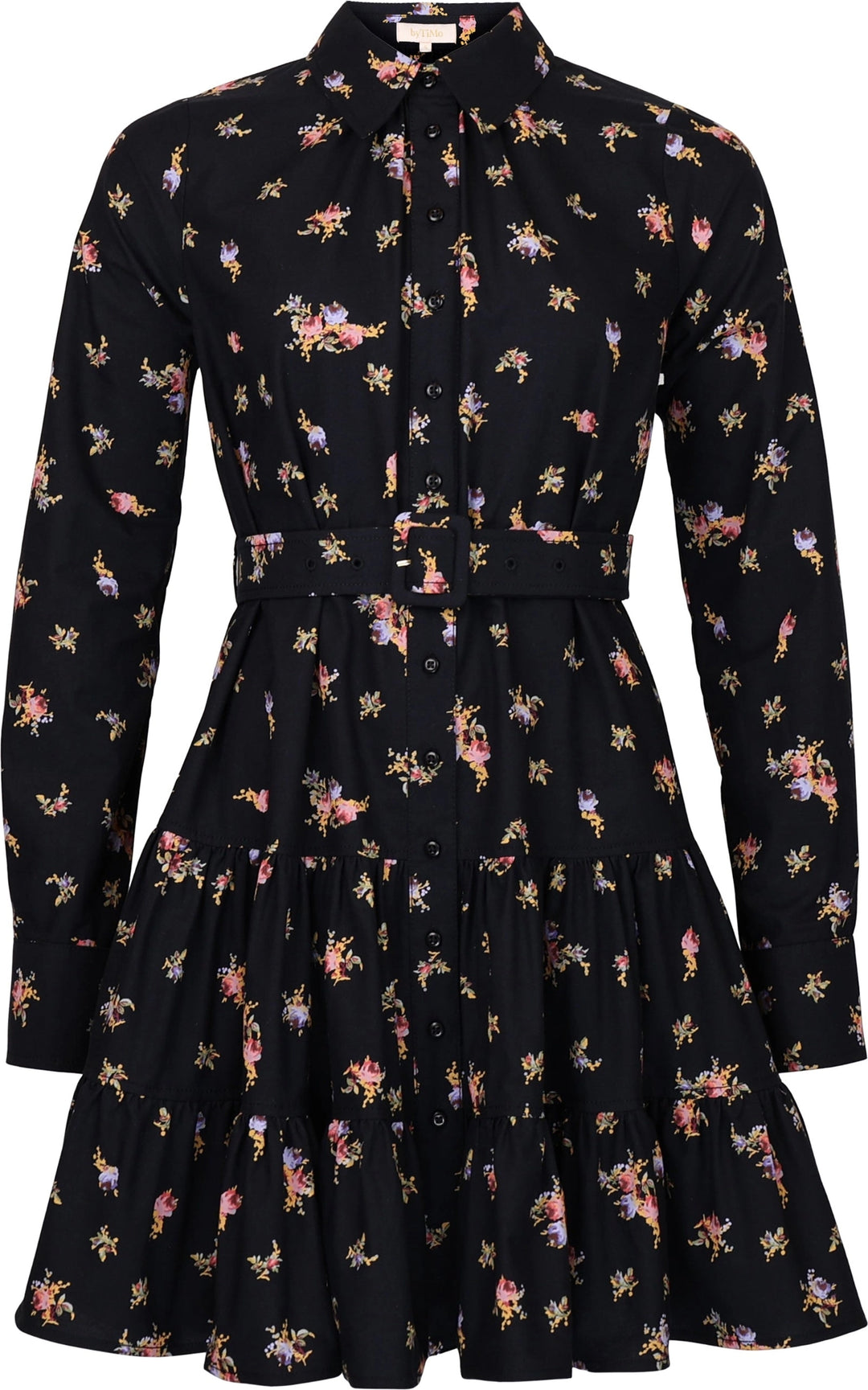 Winter Cotton Shift Dress - Petite Flowers