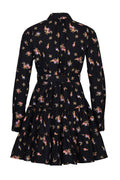 Winter Cotton Shift Dress - Petite Flowers