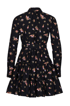 Winter Cotton Shift Dress - Petite Flowers