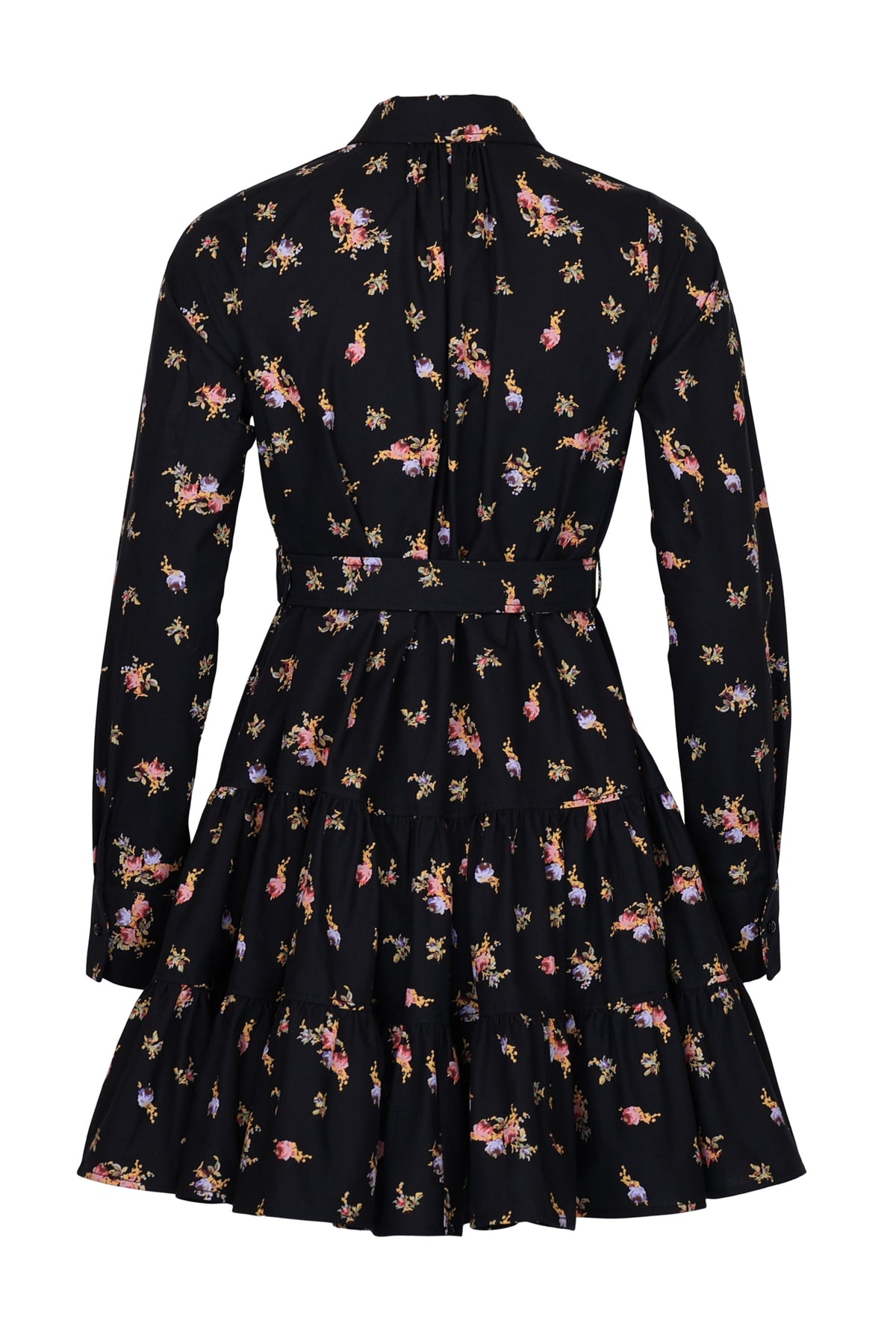 Winter Cotton Shift Dress - Petite Flowers
