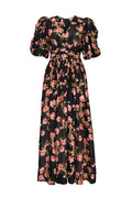 Striped Organza Gown - Midnight Field