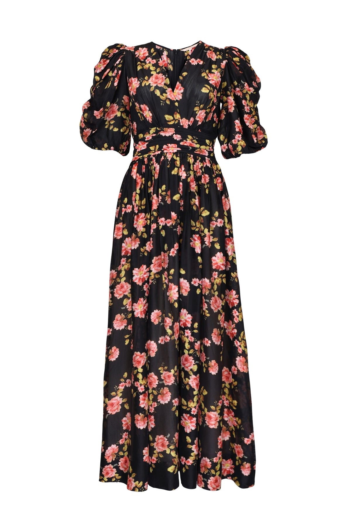 Striped Organza Gown - Midnight Field