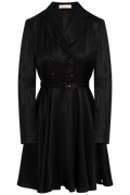 Tailored Mini Dress - Black