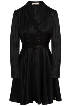 Tailored Mini Dress - Black