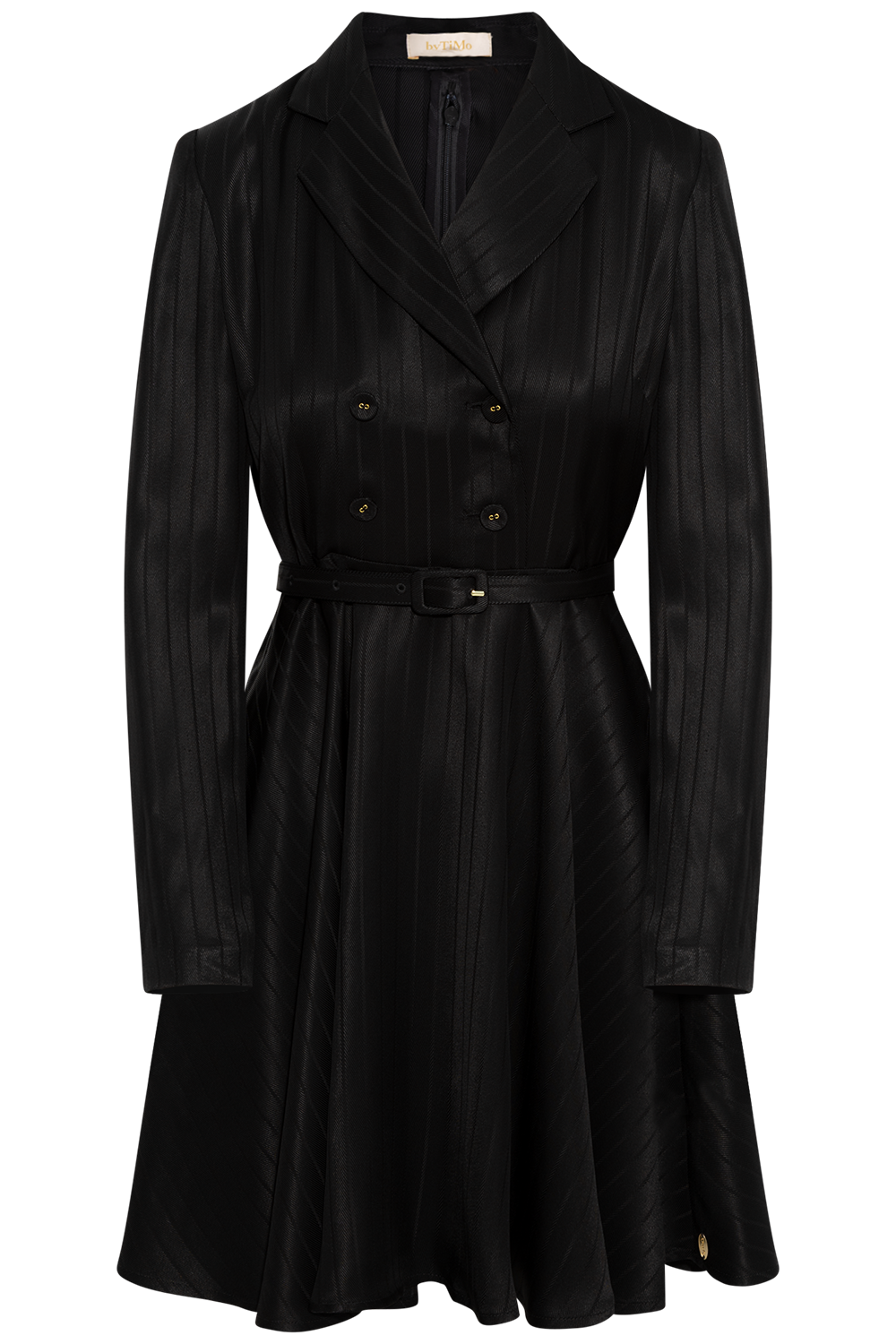 Tailored Mini Dress - Black