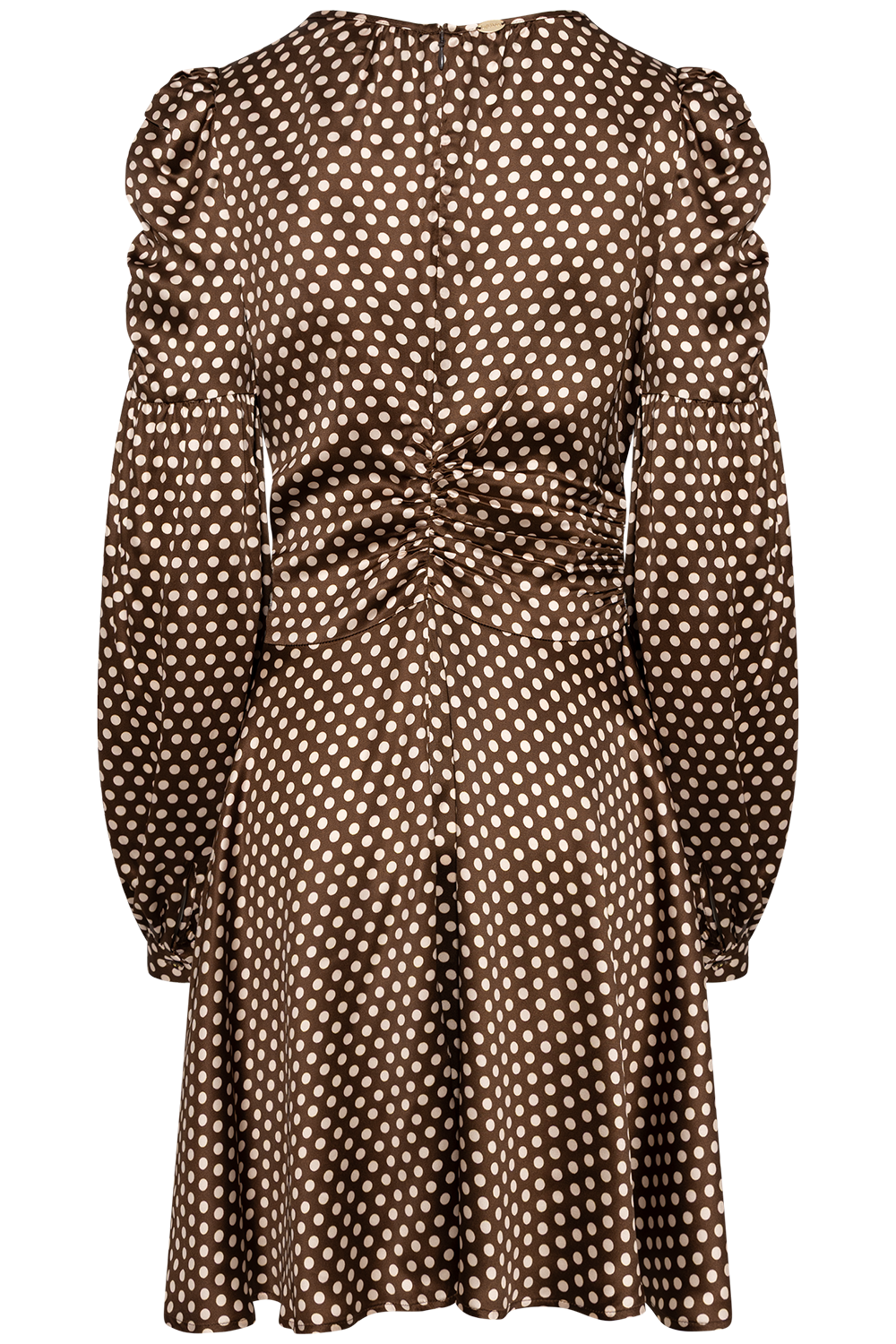 Satin Mini Dress - Blush Dots