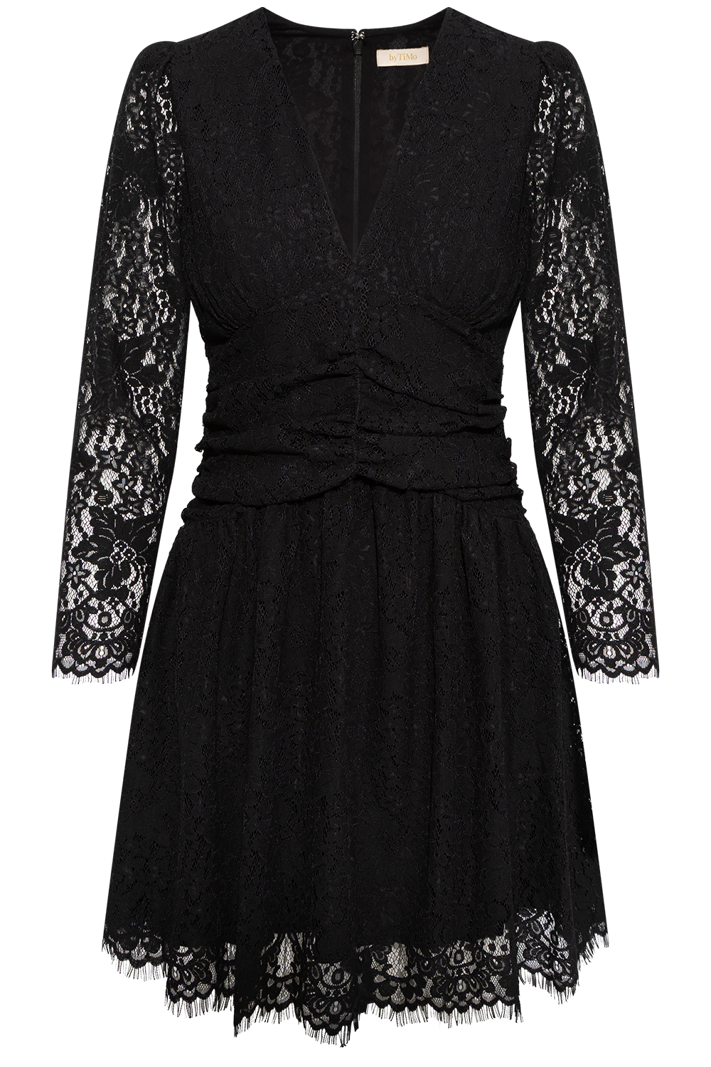 Lace Mini Dress - Black