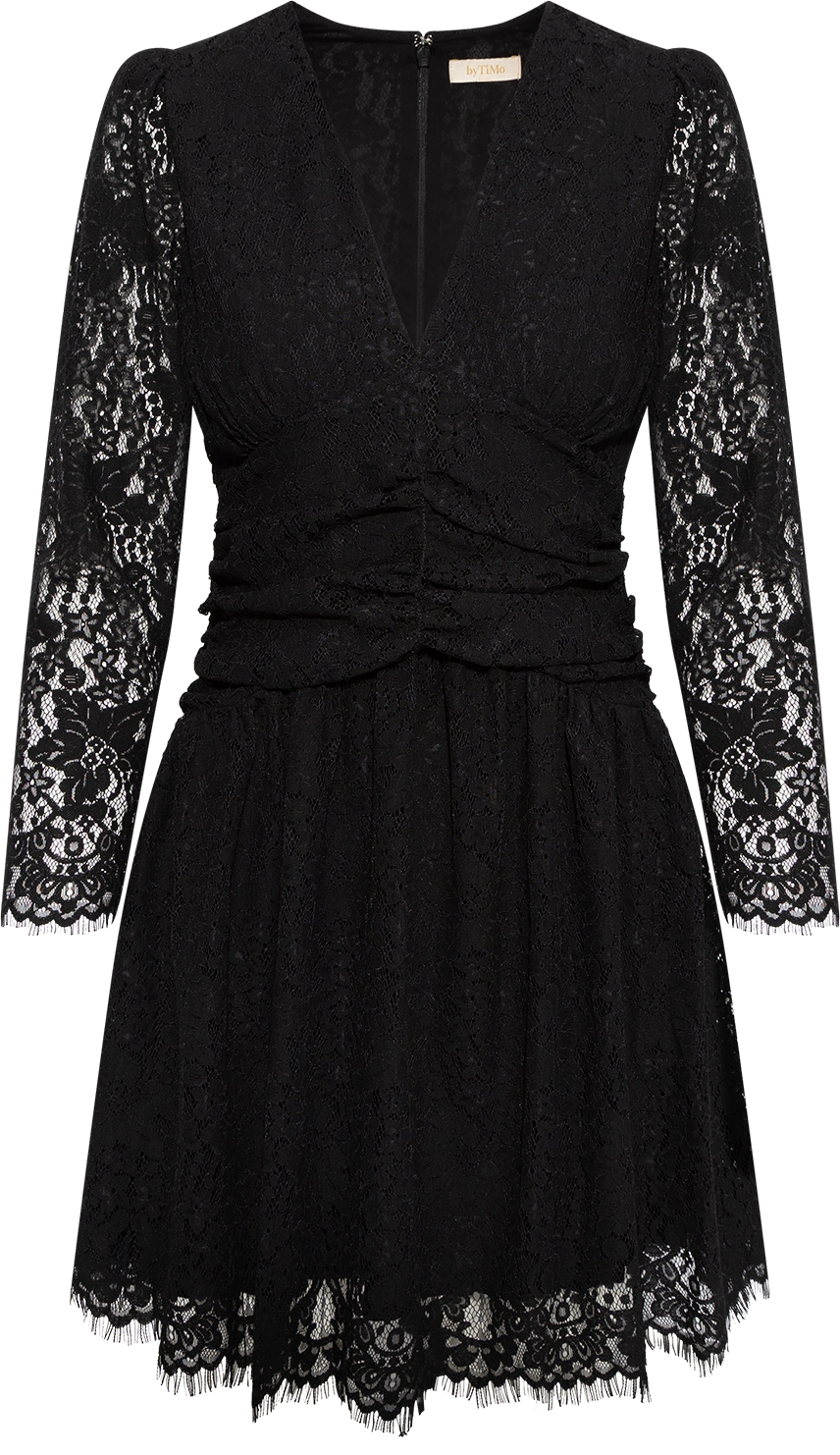 Lace Mini Dress - Black