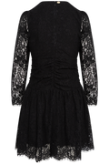 Lace Mini Dress - Black
