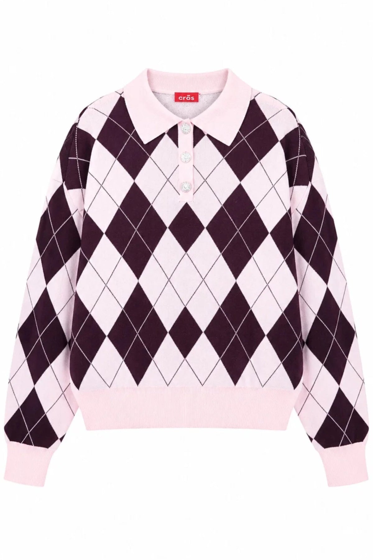 Lovemycras Pullover - Pink Grape Check