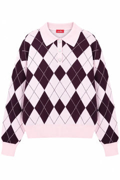 Lovemycras Pullover - Pink Grape Check