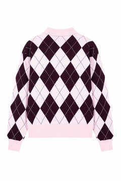 Lovemycras Pullover - Pink Grape Check