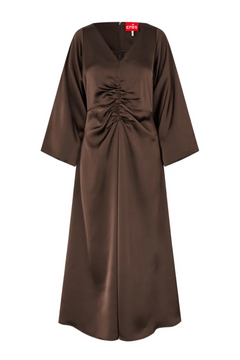 Wrenleecras Dress - Java Brown
