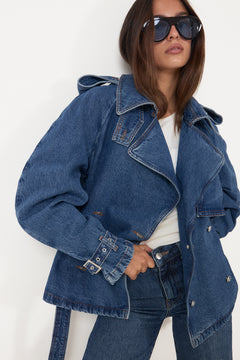 Pascale Trench - Clean Indigo