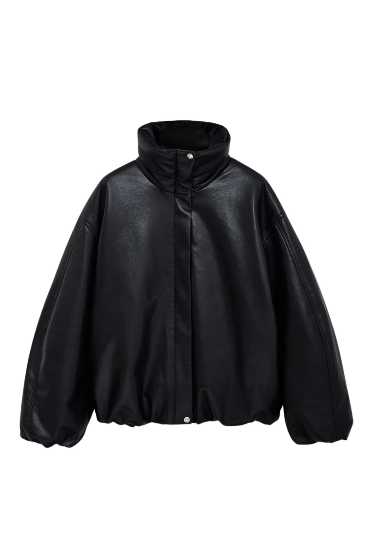 Cyrus Jacket - Black Recycled Leather