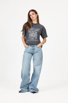 Cade Tee Tiger Muse - Washed Black