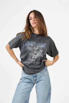 Cade Tee Tiger Muse - Washed Black