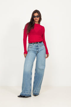 Tiana Sweater - Tango Red