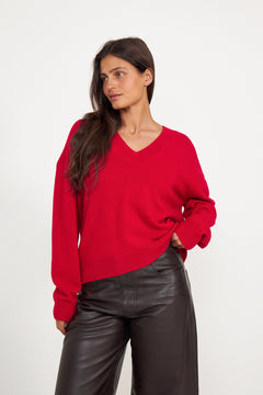 Lee Sweater - Tango Red