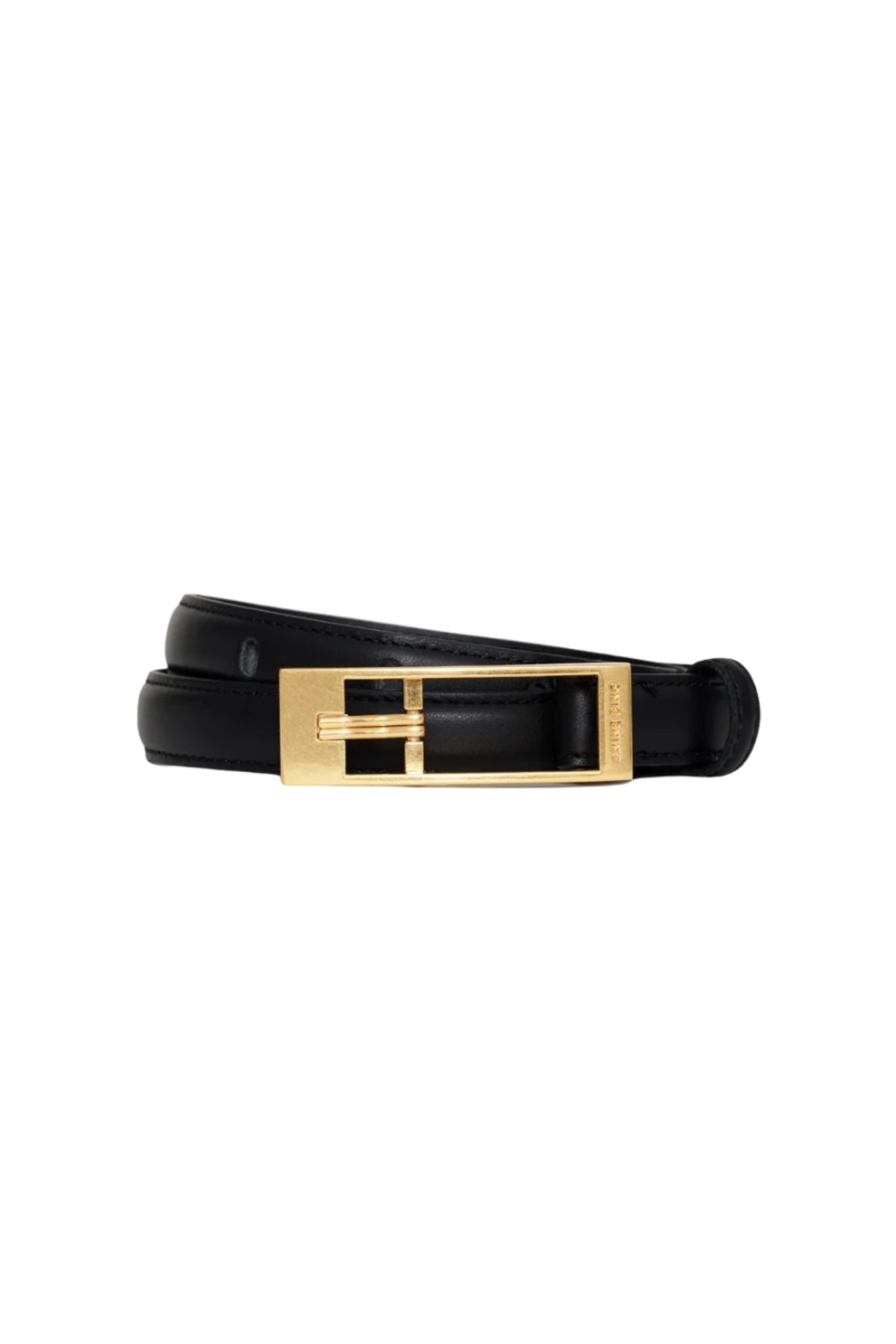 Elly Belt Smooth Leather - Black