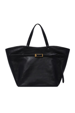Elly Tote Small Grained Leather - Black