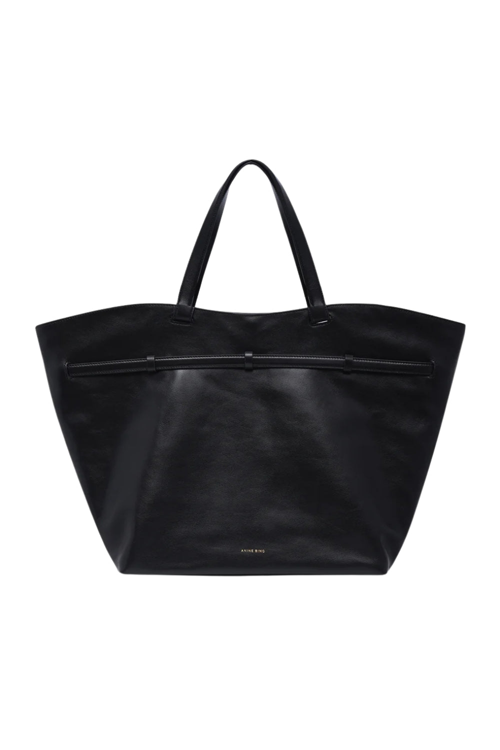 Elly Tote Small Grained Leather - Black