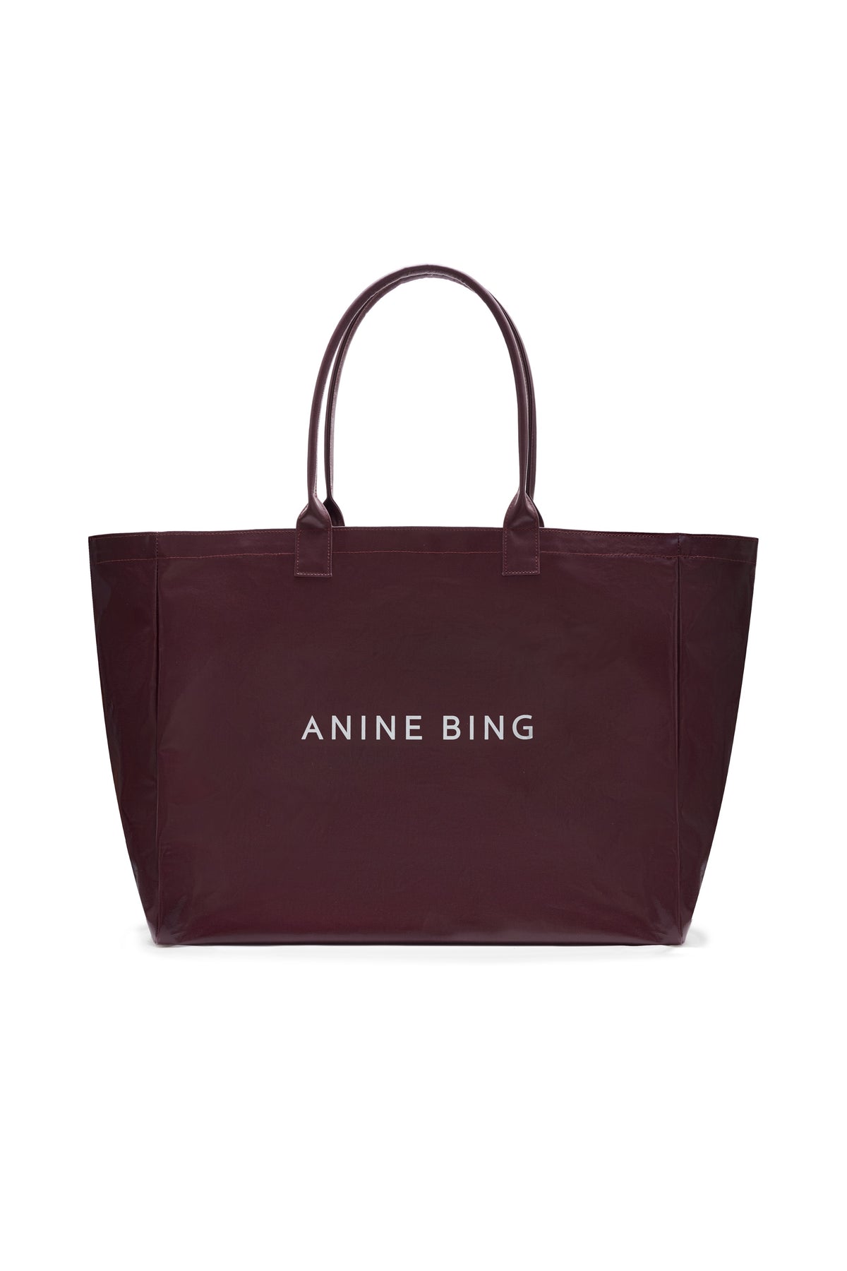 Leo Coated Canvas Tote - Fig