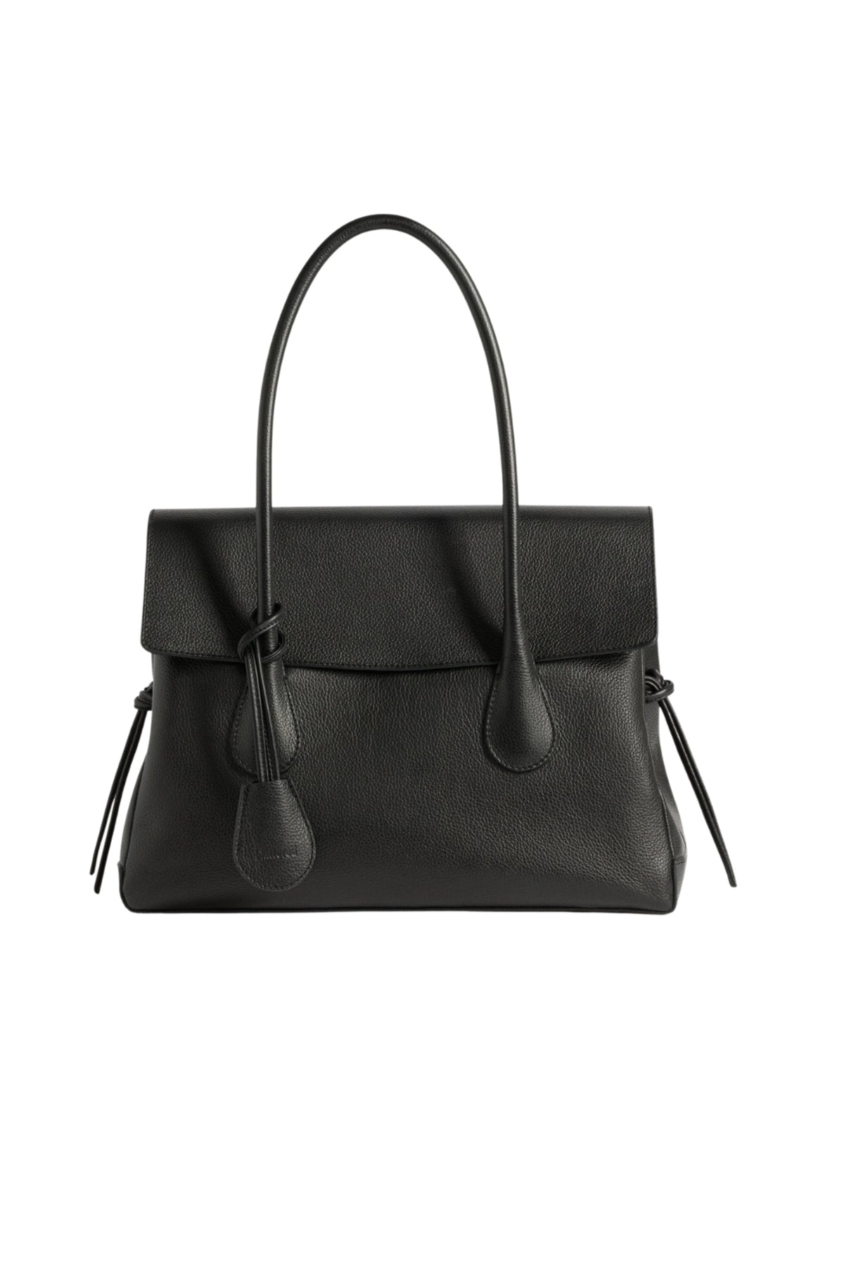 Lydia Tote Bag - Grained Leather Black