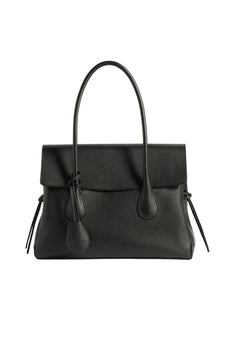 Lydia Tote Bag - Grained Leather Black