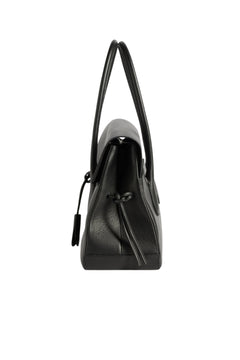Lydia Tote Bag - Grained Leather Black