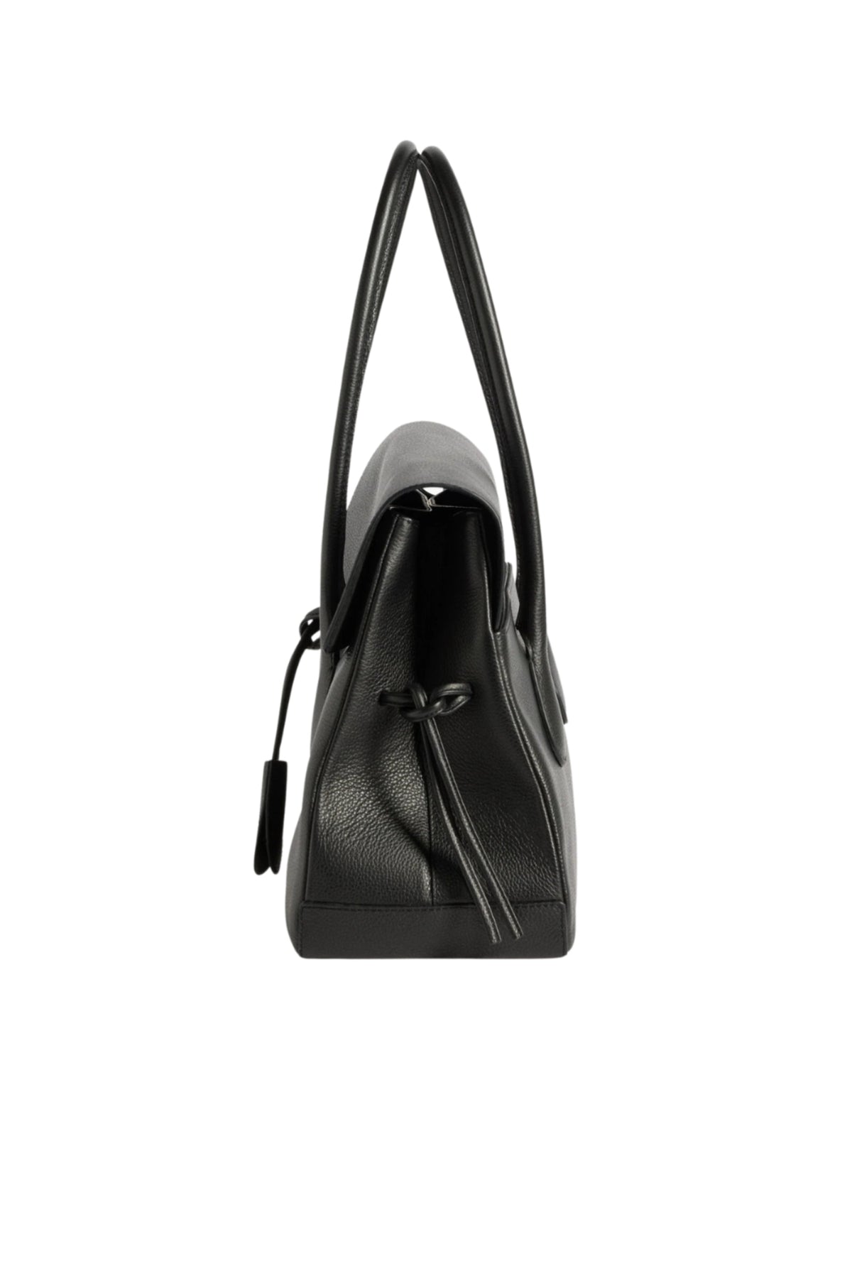 Lydia Tote Bag - Grained Leather Black