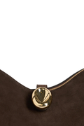 Gaia Handbag - Chocolat Suede