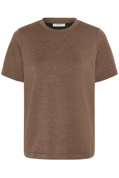 Vincentiw Melange Karmen T-Shirt - Coffee Quartz Melange
