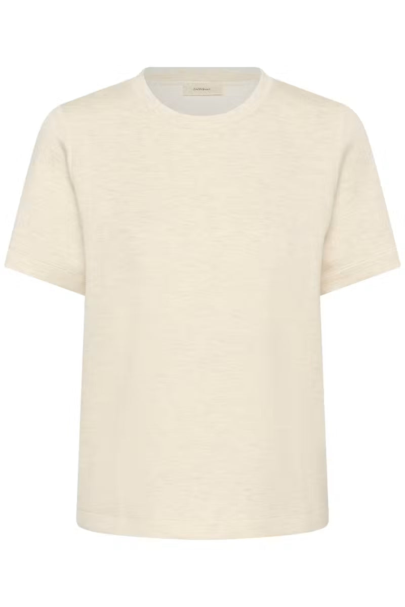 Vincentiw Melange Karmen T-Shirt - Ecru