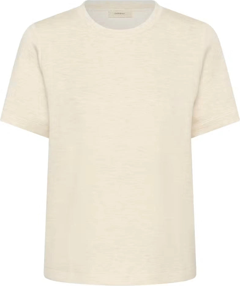 Vincentiw Melange Karmen T-Shirt - Ecru