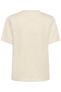 Vincentiw Melange Karmen T-Shirt - Ecru