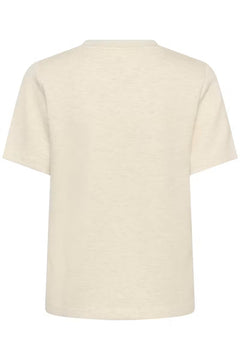 Vincentiw Melange Karmen T-Shirt - Ecru