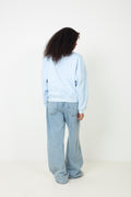 Varsity Sweat Half Zip - Aura