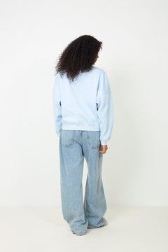 Varsity Sweat Half Zip - Aura